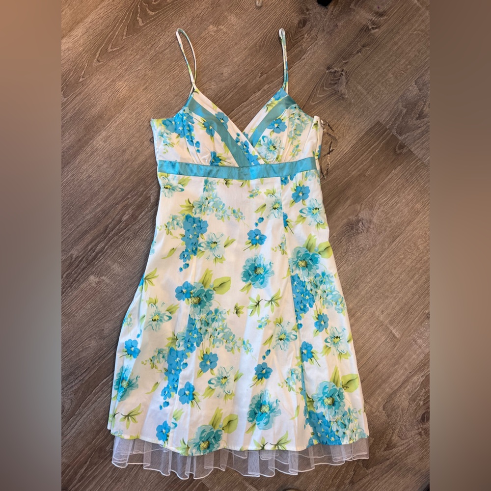 NWT White/Turquoise dress